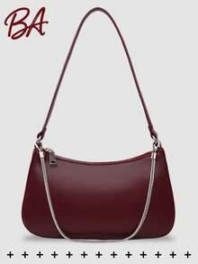 Borsa a tracolla vintage in pelle PU, borsa leggera per pendolari, borsa a spalla classica e portatile, adatta per adolescenti, donne, studenti universitari, donne d'ufficio. Ideale per ufficio, scuola, lavoro, affari, pendolarismo, shopping, appuntamenti, viaggi, attività all'aperto e altre occasioni, inoltre un ottimo regalo per le signore. - Multicolore - Visualizzare 13