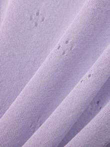 Cárdigan de punto ligero para mujer, de manga larga, informal y transpirable, para primavera/verano - Púrpura malva - Ver 7