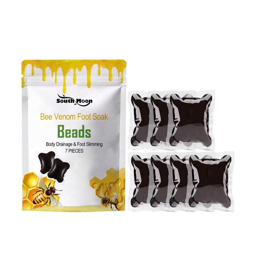 South Moon Bee Venom Foot Soaking Beads Slimming, Firming, Shaping, And Relieving Leg Vein Discomfort Foot Soaking Beads - Black - View 1