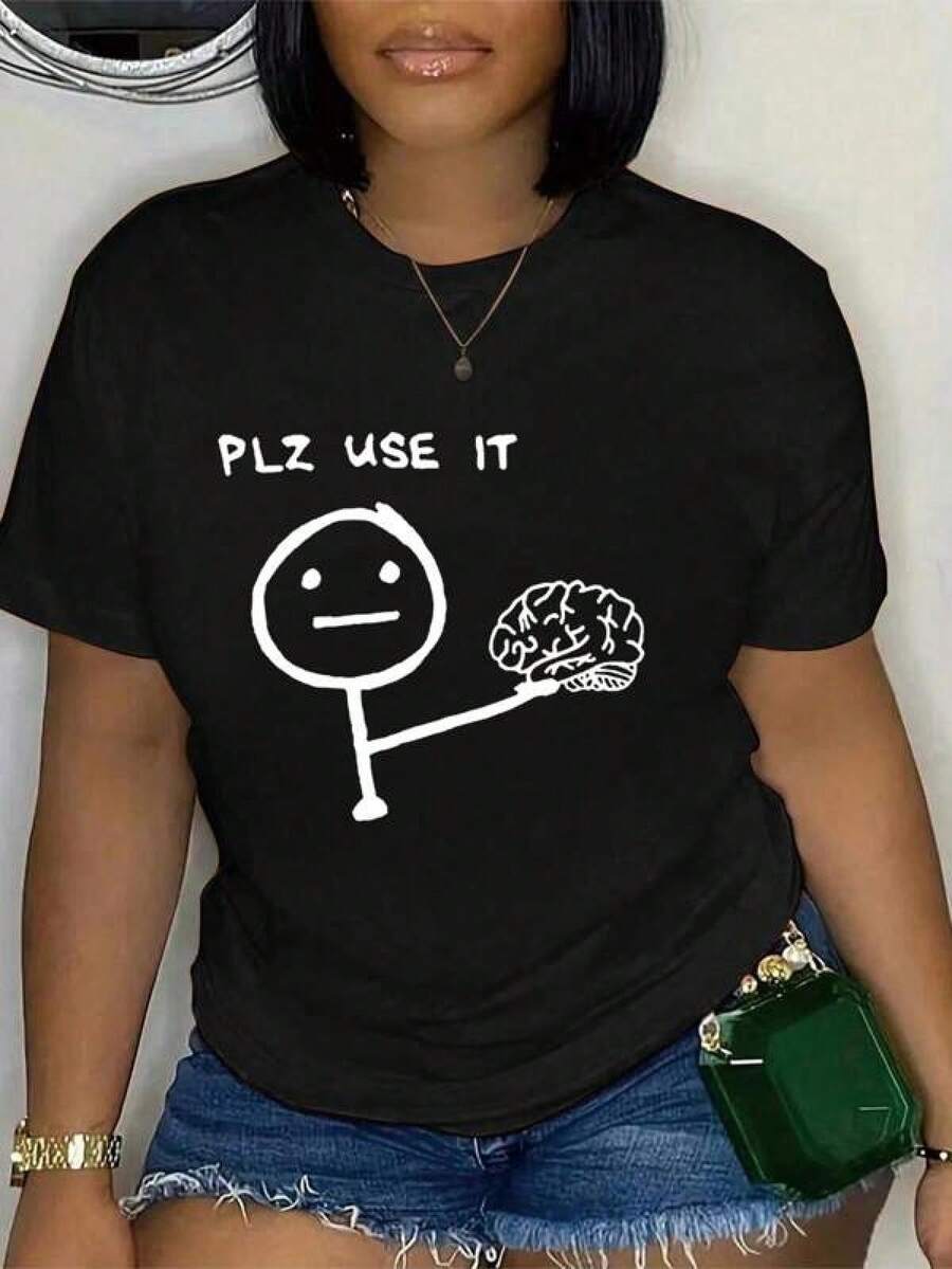 Women T-Shirts - Black - View 1