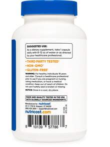 Nutricost Zinc (50mg) With Selenium (200mcg) 240 Capsules - Vegan, Gluten-Free, GMO-Free - 240個裝 - 查看 4