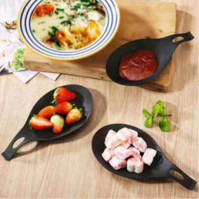 1pc Heat Resistant Spoon Rest, Easy To Clean, Kitchen Supplies, Christmas Gift, Back To School