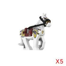 Figuras de Caballeros Militares Medievales y Juego de Bloques de Construcción de Caballos de , Juguetes Militares Medievales con Accesorios para Niños, Regalo - SGM08 - Ver 12