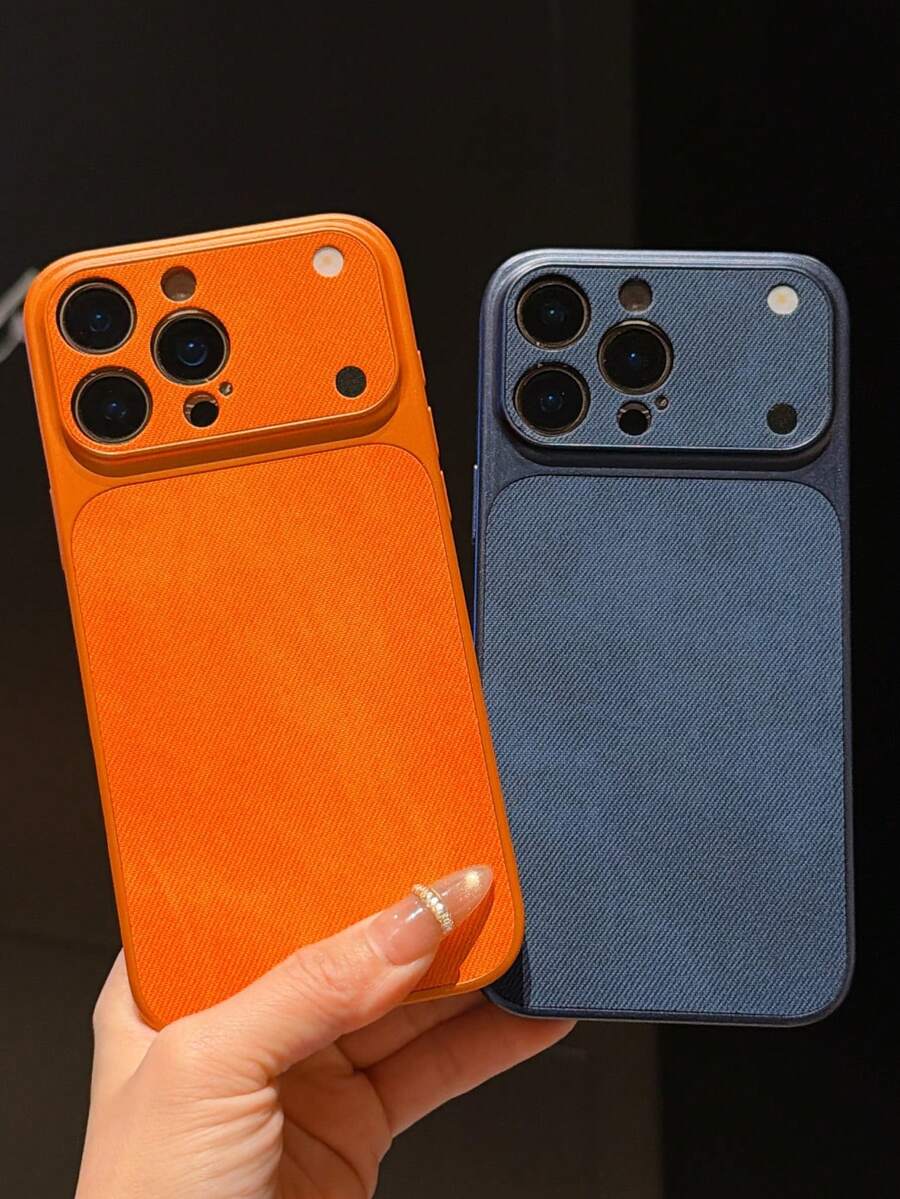 Ốp lưng điện thoại cao cấp họa tiết da cao bồi mờ cho iPhone 17Promax Air 16Pro 15 14 Plus 13 12 11 Chống sốc, bảo vệ toàn diện