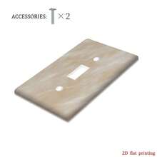 1pc Fashionable Pattern Printed Switch Panel, Suitable For Bedroom, Kitchen And Living Room Decoration, Easy Installation, Durable 2D Flat Design - Multicolor - View 14