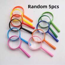 1/3/5/10pcs Color Handheld 60cm Magnifying Glass, High-Definition And High Magnification Reading Magnifying Glass For Students, Portable And Material, Used For Classroom Research And Classroom Rewards - Random - View 8