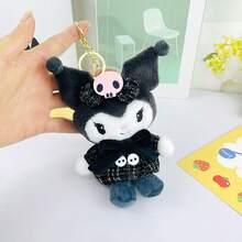 1 pieza Muñeco de peluche Sanrio - Kuromi, My Melody, Hello Kitty, Cinnamoroll Juguetes de peluche suaves para niños, Peluches de personajes de dibujos animados lindos, Regalo de cumpleaños, Decoración de habitación, Juguetes de peluche coleccionables - Multicolor - Ver 15