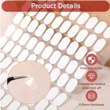 Free Shipping 100/200/400/600pcs Nail Stickers, Double-Sided Transparent Nail Gel, Nail Art Tools, Nail Glue, Clay Nail Tools, Nail Art Supplies, Nail Tools, Nail Art Tools, Back To School, Nail Art, Nail Tools, Press-On Nails Press On Nails Tools Nail Supplies,Essential Tools For Summer Manicures,Local Delivery - Multicolor - View 3