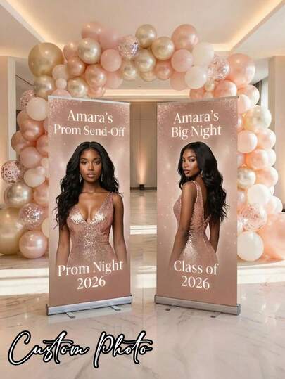 1 cái - Banner tùy chỉnh, Poster tốt nghiệp không khung bằng vải canvas tùy chỉnh, Poster ảnh cưới cá nhân hóa kèm chữ, Mẫu bảng chào mừng đám cưới, Trang trí đám cưới, Bảng trang trí lối vào và hành lang tiệc, Quà tặng tùy chỉnh