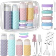 Refillable Bottle Set - Pastel Colors - View 4