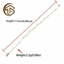 Vòng tay bạc 925 mạ vàng 18k đính ngọc trai nước ngọt, có thể điều chỉnh kích cỡ, thích hợp làm quà tặng đám cưới và Ngày của Mẹ. - Vàng - Xem 6