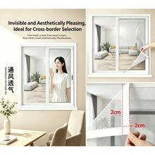 Malla mosquitera blanca de verano para ventana, kit de malla mosquitera autoadhesiva de fácil instalación DIY – Pantalla de ventana a prueba de insectos para el hogar, malla mosquitera para ventana, otro material [Pantalla de ventana blanca autoadhesiva], instalación rápida, a prueba de insectos - Malla - Ver 108