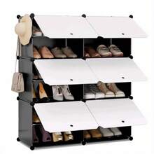 Mobiletti porta scarpe - 10 scomparti - 94 x 180 x 36,5 cm - Visualizzare 2