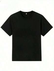 tops de veranoAlemán: NO ESTAMOS AQUÍ PARA HACER LO QUE QUIERAS, ¡ESTAMOS AQUÍ PARA LO QUE NECESITAMOS! Camiseta de Mujer de Cuello Redondo para Primavera/Verano con Diseño Creativo y Estampado de Letras, Lema "Realidad, No Fantasía" con una Actitud Sobria. Adecuado para compras diarias, viajes, vacaciones, regalos navideños, fiestas y reuniones. Elegante, nostálgico, estilo vintage, top de manga corta para 2026 - Esencial para un verano acogedor y ropa casual chic de verano. - Negro - Ver 3