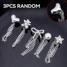 1/2/4pcs Adjustable Magnetic Pant Leg Clips, No Drilling Required Pants Leg Decorative Clips - Multicolor - View 14