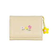 Minimalist Mori Style Floral Wallet, Fashion Ditsy Floral Pattern Wallet, Large Capacity Student Trifold Wallet, Foldable Card Holder Wallet - Multicolor - View 8