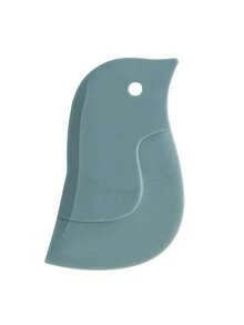 Silicone Penguin-Shaped Kitchen Scraper, Kitchen Accessories, Scratch-Free Silicone Pot Scraper, Heat-Resistant Kitchen Cleaning Tool, Suitable For Removing Grease And Residue, Cleaning Non-Stick Pans And Other Cookware, Corner Cleaning, Etc. - Dark Green - View 13
