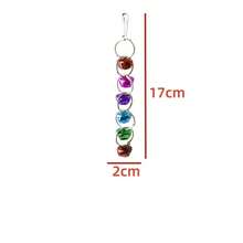 Juguetes para pájaros y loros, columpio, jaula para pájaros, decoración, espejo, escalera, campanas de viento, accesorios para pájaros, juguetes para pájaros - Accesorios 2 - Ver 15