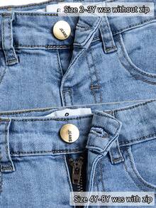 Celana Pendek Denim Anak Muda - Medium Wash - View 4