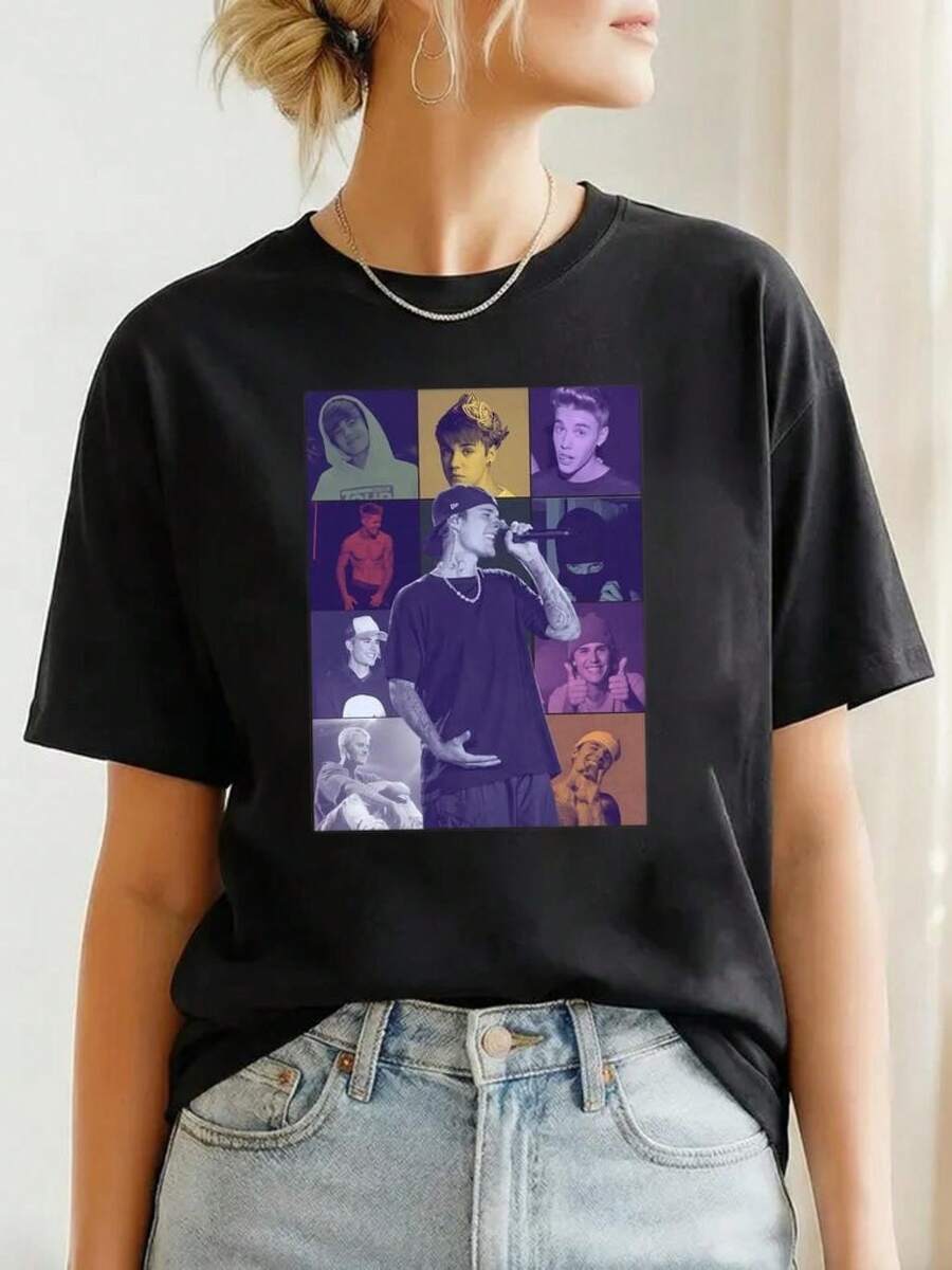 Women T-Shirts - Black - View 1