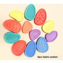 Soft Texture Sensory Stone Toy - Helps Relieve Anxiety And Stress, Suitable For Students - Multicolor - View 9