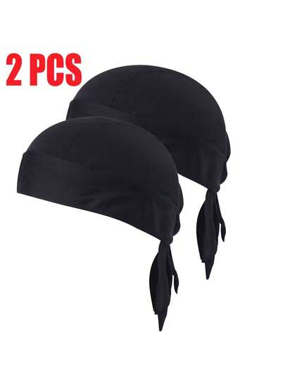 1pc/2pcs Unisex Cycling Face Mask, Sweat-Absorbent Headband, Quick-Drying Elastic Neck Gaiter, Suitable For Outdoor Sports Like Cycling, Hiking
