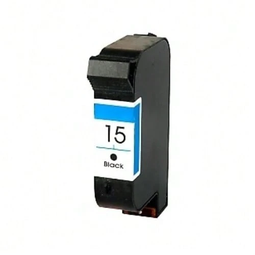 Comp. Hp Black Cartridge No. 15 25ml 603 Pages. Digital Copier/310 Deskjet/825/825c/840/843/920/924/3816/3820 Series Psc/500/700/750/760/950 Officejet V/40/1150c/1170c/1175c/5110/6110 Series/5100 - View 1