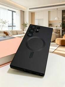 1个Hadaasi奢华磨砂磁吸无线充电TPU手机壳，带镜头保护膜，兼容三星Galaxy S26Ultra/S26Plus/S26/A57/A37/A17/A07/A56/A36/A26/A55/A35/A25/A15，苹果17Pro/17ProMax/Air/17/17E/16Pro/16ProMax/16Plus/16/16E - 黑色 - 查看 8