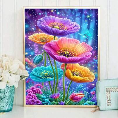 Tranh ghép kim cương tự làm, tranh đính kim cương acrylic, nghệ thuật thủ công tự làm để trang trí nhà cửa, quà tặng.