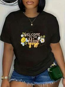 Women T-Shirts - Black - View 1