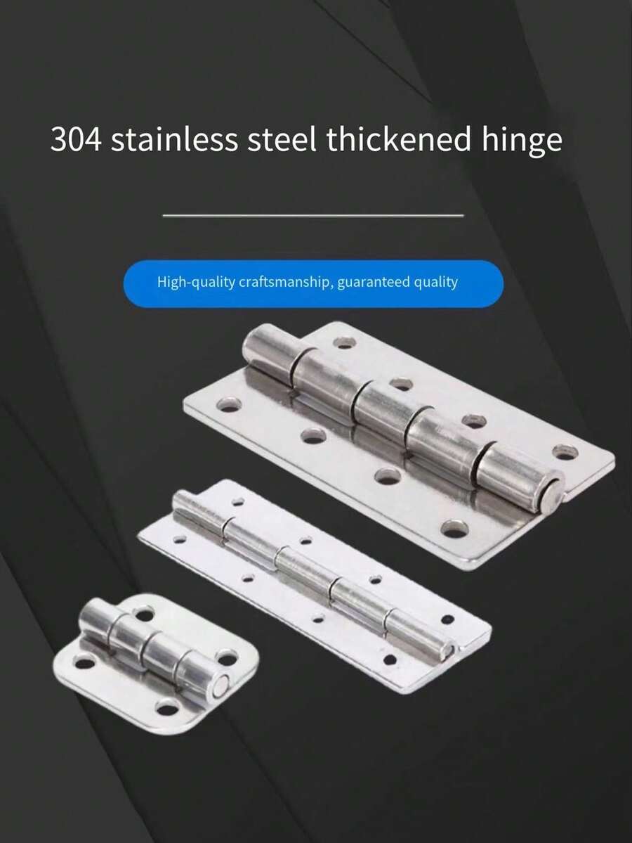 Bản lề thép không gỉ 304 chịu lực cao, phụ kiện thân tủ và hộp cửa trượt. - B - Xem 1