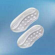 1 đôi miếng lót gót chân bằng gel trong suốt, thích hợp cho giày cao gót và giày rộng, giúp ngăn ngừa ma sát ở gót chân. - Trong sáng - Xem 3