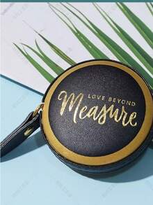 1pc/ 1.5m, Portable Retractable Retro PU Leather Mini Tape Measure Retro Measuring Tape Retro Sewing Centimeter Inch Drum Scale, Tailor, Handmade Items, - Multicolor - View 9