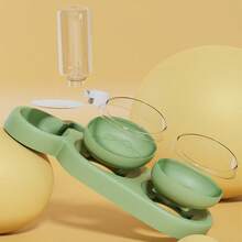 Pet Bowls, Automatic Dog/Cat Feeder & Water Dispenser, Large Capacity Pet Bowls - 500ml - View 2