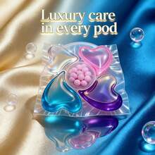 [Home Recommended]8g Floral Scent Heart-Shaped 5-In-1 Deep Cleansing + Softening & Color Protection + Freshness & Fragrance Lock, Instant Dissolving, Time-Saving & Convenient - Liquid - View 11