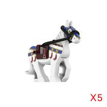 Figuras de Caballeros Militares Medievales y Juego de Bloques de Construcción de Caballos de , Juguetes Militares Medievales con Accesorios para Niños, Regalo - SGM08 - Ver 31