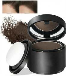Corrector para Las Raíces del Cabello, Hair Line Shadow Powder, Hairline Powder, Retoca Raíces Polvo - para Densificar El Cabello, Para esquinas, Vértices y Líneas del Cabello (Marrón Oscuro)Apto para 10 personas - 1 - Ver 6