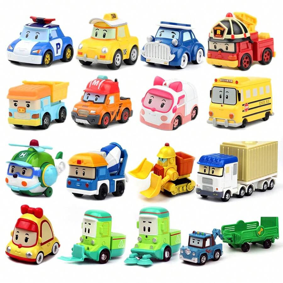 26 Estilos de Robocar Corea, Juguetes para Niños, Robot Poli Roy Haley, Figura de Acción de Metal de Anime, Coche de Juguete de Dibujos Animados para Niños, El Mejor Regalo - 23 - Ver 1