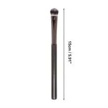 1 cọ che khuyết điểm hình oval #19, lông cọ polyester mềm mại, ít gây dị ứng, che phủ hoàn hảo, phù hợp với mọi loại da, cán gỗ. - Hoa hồng vàng - Xem 6