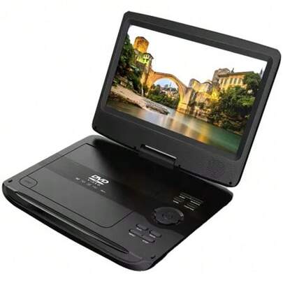  Denver MT-1097 tragbarer DVD-/Blu-Ray-Player Tragbarer DVD-Tisch Da tavolo 25,4 cm (10") Schwarz