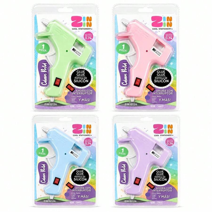 ZIN Slim Silicone Gun With Switch 20W-ZIN-0126 For Precise Use And Professional Work - Multicolor - View 1