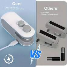 可攜式 USB 充電式食物封口機－手持式塑膠袋封口器，適用於零食，16W 功率，磁吸設計，適合居家、旅行與露營使用 - 彩色 - 查看 12