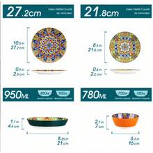 Plato de cena - Juego de 16 piezas (para 4 personas) - Ver 2
