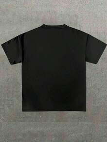 Casual T-Shirts, 's Day Gifts, "NOT A FIGURE, HE'S A PATERNAL FIGURE" - Retro - Typography - - Soft Casual Short Sleeve Print In 220gsm Pure Cotton - 白色 - 查看 8