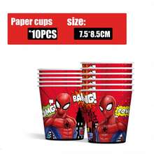 Hasbro Decoraciones para fiesta de cumpleaños infantil, suministros para fiesta de cumpleaños temática, platos de papel, servilletas, vasos, mantel, cubiertos, múltiples estilos disponibles - Multicolor - Ver 7