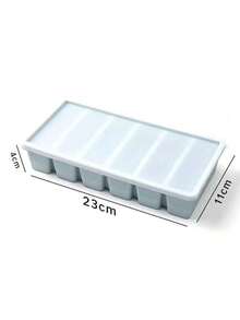 6-Cavity Silicone Tray - Silicone Mold, 1 Set For Preparing And Freezing Various Sauces And Other Dishes, Can Make 6 Pieces Of 1/2 Cup Portion Ice Cubes, Kitchen Supplies, Kitchen Accessories, Home Goods, Essential Household Items, Multifunctional Tool, Gift For Family - 彩色 - 查看 9