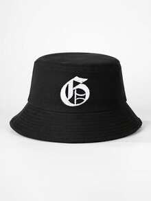 Mũ tai bèo thoáng khí thêu chữ Gothic unisex, đa năng, chống nắng, thích hợp cho hoạt động ngoài trời và trang phục thường ngày. - mũ xô - Xem 22