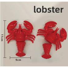 Juego de juguetes de cocina para niños, utensilios de cocina de corte simulado, juguetes de corte de frutas simuladas, accesorios de cocina para regalo para niños - 1 pieza de pescado - Ver 21