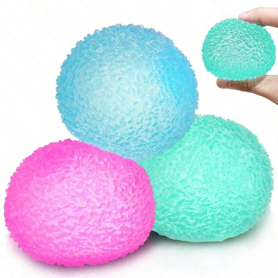 1pc. Multi-Color Ball Squeeze Toy Random Selection, Textured Small Sensory Toy, Anxiety Relief And Mood Release, Cheese Squishy, Squishy Dumpling, Fidget, Squishy