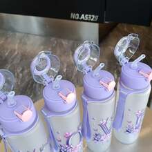 1pc 700ml 26 Letter Water Bottle, Fun And Interesting, Can Be Assembled Into Different Words And Names, Leak-Proof, Enjoy The Fun Of The Water Bottle While Drinking, Suitable For Birthday Gifts, Holiday Gifts, Mother's Day Gifts, Children's Day Gifts - Multicolor - View 5